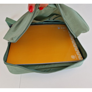 Cartable enfant maternelle GS A4 (32 cm) "Chillos le Paresseux" Déglingos