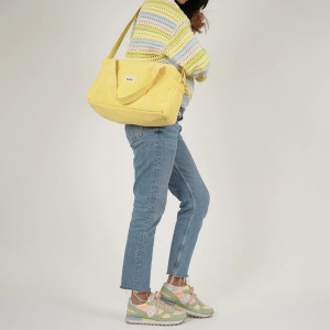 Sac à langer Middle en double gaze de coton "Jaune Izamal" Bebel