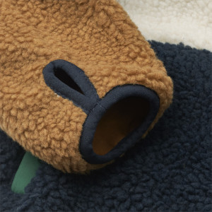 Blouson polaire enfant en PET recyclé Nolan Pile "Classic Navy" Liewood
