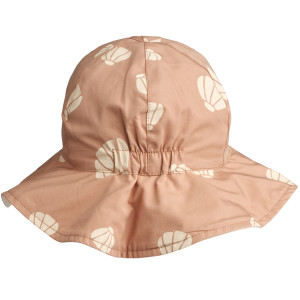 Chapeau bébé réversible en coton bio Amélia "Coquillages Tuscany" Liewood