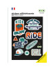 Stickers réflechissants pour vélo "Ride"