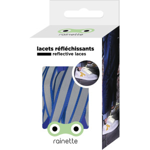 Lacets réflechissants "Bleu Outremer"