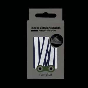 Lacets réflechissants "Bleu Outremer"