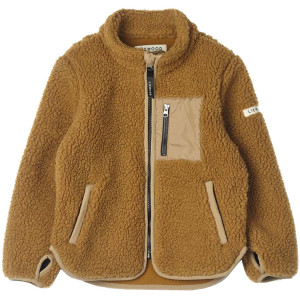 Blouson polaire en PET recyclé Nolan Pile "Golden Caramel Oak Mix" Liewood