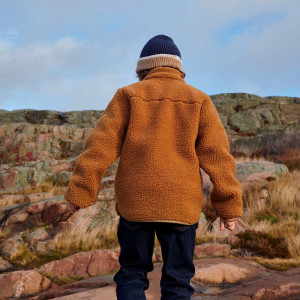 Blouson polaire en PET recyclé Nolan Pile "Golden Caramel Oak Mix" Liewood