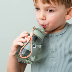 Gourde enfant tritan à paille (280 ml) Playground "Croco" Done by Deer