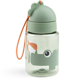 Gourde enfant tritan à paille (280 ml) Playground "Croco" Done by Deer