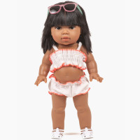 Gordis - Maillot de bain 2 Pièces "Retro Blanc" pour poupon Gordis