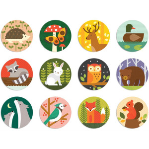 Jeu Memory Game "Animaux de la forêt" (3 ans et +) PEtit Collage