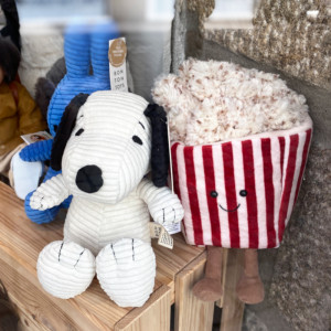 Peluche Snoopy velours cotelé (19 cm) Bon Ton Toys