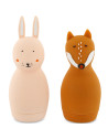 Jouets de bain Squeezy "Mrs Lapin & Mr Renard" (12 mois et +) TRixie