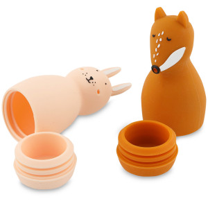 Jouets de bain Squeezy "Mrs Lapin & Mr Renard" (12 mois et +) TRixie