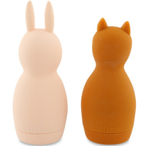 Jouets de bain Squeezy "Mrs Lapin & Mr Renard" (12 mois et +) TRixie