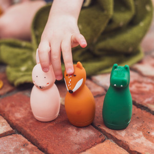 Jouets de bain Squeezy "Mrs Lapin & Mr Renard" (12 mois et +) TRixie