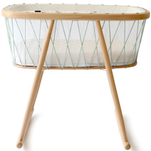 Berceau en bois Kumi Mesh "Lichen" Charlie Crane