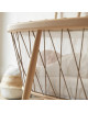 Berceau en bois KUMI "Bois de rose" (Matelas Coco Organic)