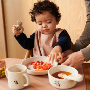 Coffret repas bébé en silicone Vivi "Safari" Liewood