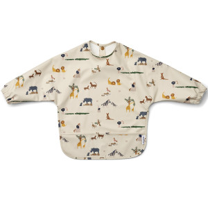Bavoir manches longues imperméable (12-36 mois) en PET recyclé Merle "All Together" Liewood
