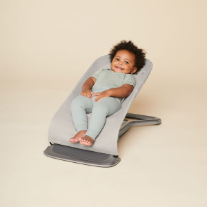 Transat bébé évolutif Evolve 3-en-1 Mesh "Gris Clair" Ergobaby