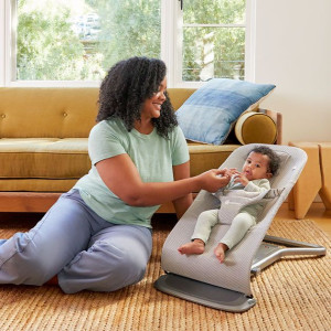 Transat bébé évolutif Evolve 3-en-1 Mesh "Gris Clair" Ergobaby
