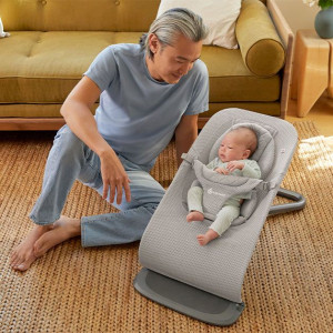 Transat bébé évolutif Evolve 3-en-1 Mesh "Gris Clair" Ergobaby