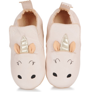 Chaussons bébé en cuir My Blublu "Licorne"