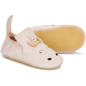 Chaussons bébé en cuir My Blublu "Licorne"