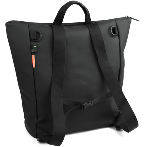 Sac à langer à dos en PET recyclé "Noir" Done by Deer