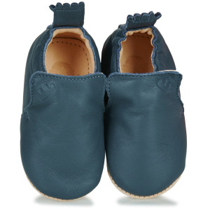 Chaussons bébé en cuir My Blu "Bleu Denim" Easy Peasy