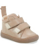 Chaussures en cuir My Deboo Velcro "Taupe"
