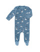 Pyjama avec pieds en coton bio "Dino"