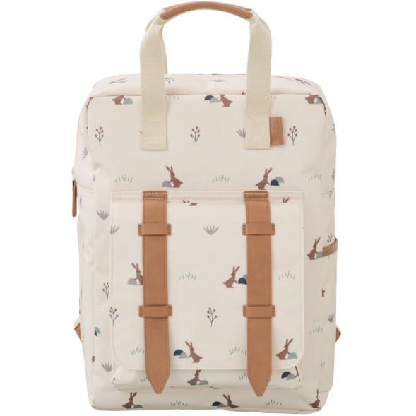 Sac à dos enfant A4 (36 cm) "Lapin Crème"