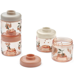 Boîtes de conservation pour bébé Dominique "Pêches" (x4) Liewood
