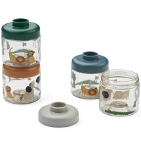Boîtes de conservation pour bébé Dominique "All Together" (x4)