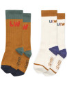 Chaussettes enfant en coton Annette "Golden Caramel/Crème de la crème"