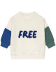 Sweat bébé en coton bio "Little Gang Free"