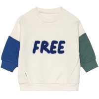 Sweat bébé en coton bio "Little Gang Free"