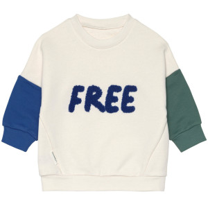 Sweat bébé en coton bio "Little Gang Free"