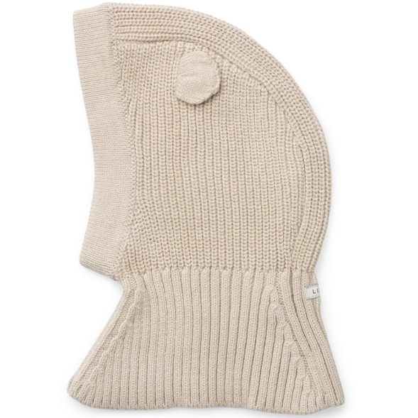 Cagoule en tricot coton bio Hanibal Ours "Sandy" (3-4 ans)
