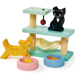 Set en bois Pets "Chat" (3 ans et +)  Tender Leaf Toys
