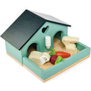 Set en bois Pets "Lapin" (3 ans et +) Tender Leaf Toys