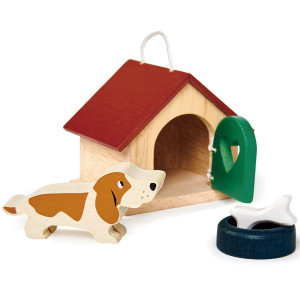 Set en bois Pets "Chien" (3 ans et +) Tender Leaf Toys