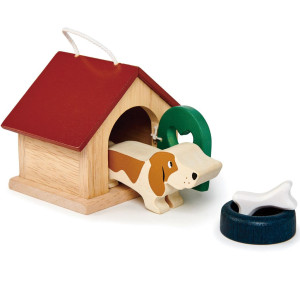 Set en bois Pets "Chien" (3 ans et +) Tender Leaf Toys