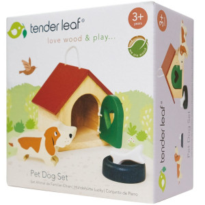 Set en bois Pets "Chien" (3 ans et +) Tender Leaf Toys