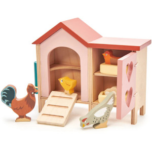 Set en bois Pets "Poulailler" (3 ans et +) Tender Leaf Toys