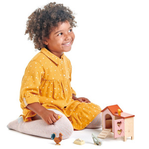 Set en bois Pets "Poulailler" (3 ans et +) Tender Leaf Toys