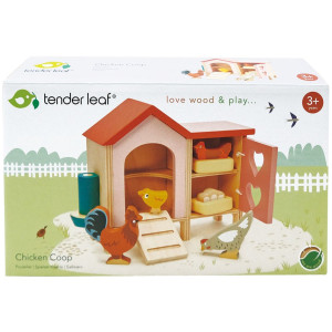 Set en bois Pets "Poulailler" (3 ans et +) Tender Leaf Toys