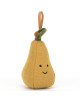 Une décoration en peluche Festive Folly Poire (10 cm)