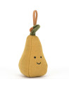 Une décoration en peluche Festive Folly Poire (10 cm)
