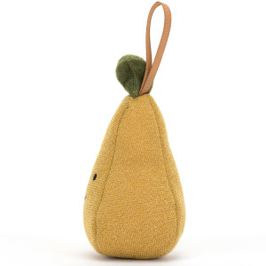 Décoration en peluche Festive Folly Poire (10 cm) Jellycat